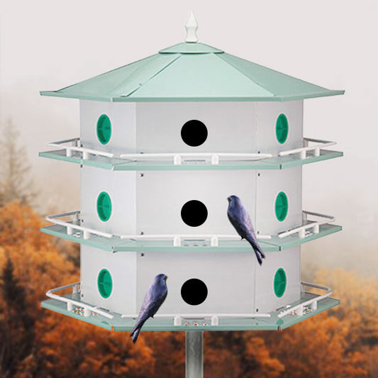 Heath 18-Room Deluxe Purple Martin House Package