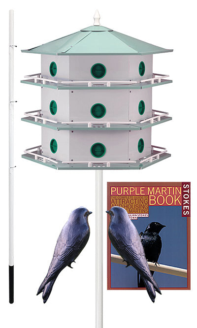 Heath 18-Room Deluxe Purple Martin House Package