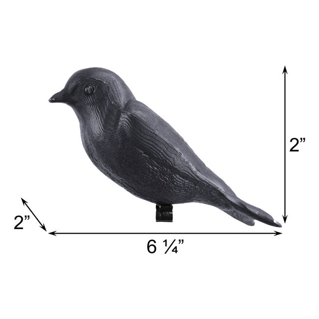 Erva Purple Martin Decoys with Spring Clips, Pack of 4