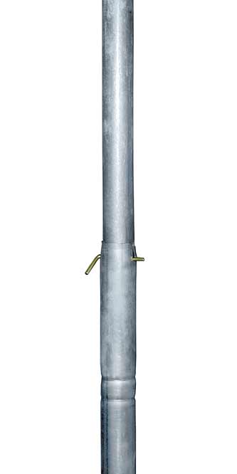Nature House DuraCraft Purple Martin House Pole, Gray, 17'