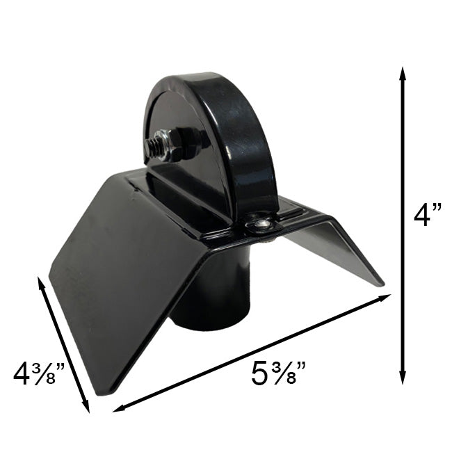 Galvanized Steel Pulley Pole Topper by Prime Retreat