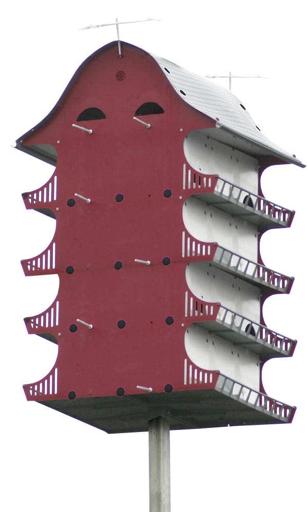 S&K Dual Purple Martin Barns, Expandable Option, 28 Rooms