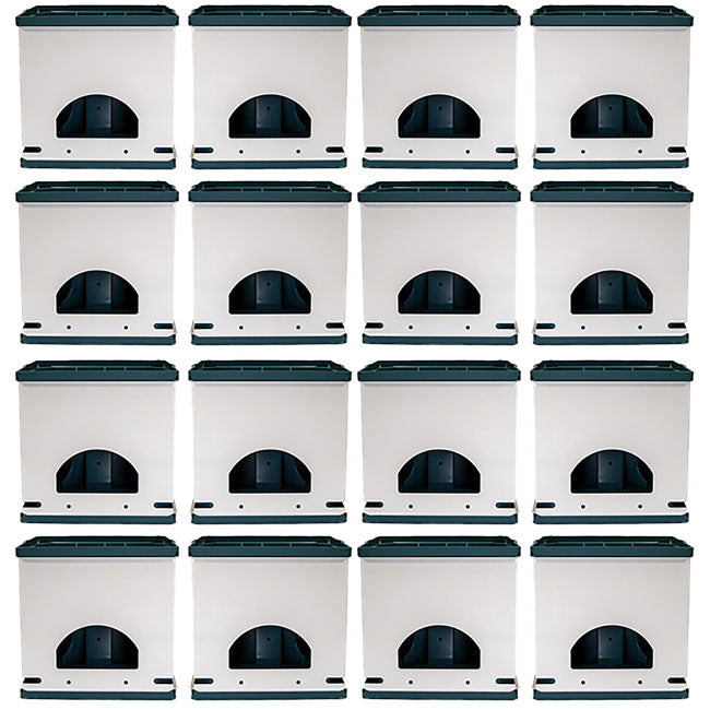 Heritage Farms Quad Pod Purple Martin House Package, 4 Pods