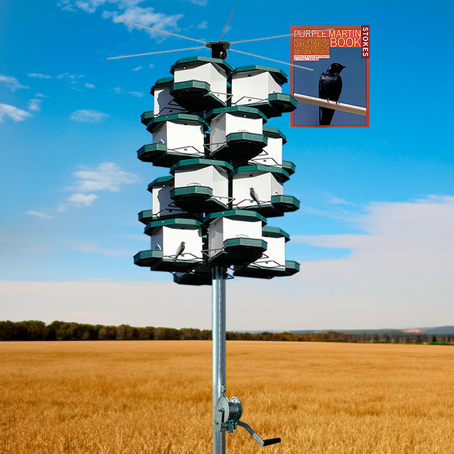 Heritage Farms Quad Pod Purple Martin House Package, 4 Pods