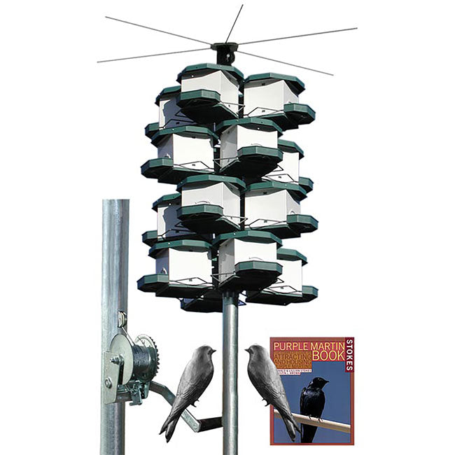 Heritage Farms Quad Pod Purple Martin House Package, 4 Pods