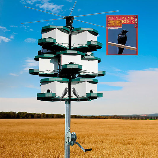 Heritage Farms Quad Pod Purple Martin House Package, 3 Pods