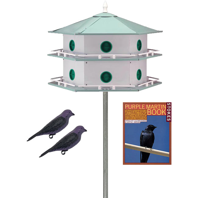Heath 12-Room Deluxe Purple Martin House Package