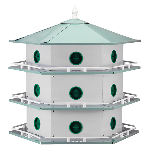 Heath 18-Room Deluxe Purple Martin House & Gourds Kit