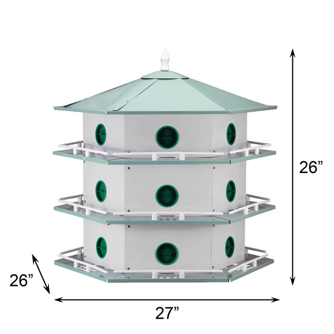 Heath 18-Room Deluxe Purple Martin House & Gourds Kit