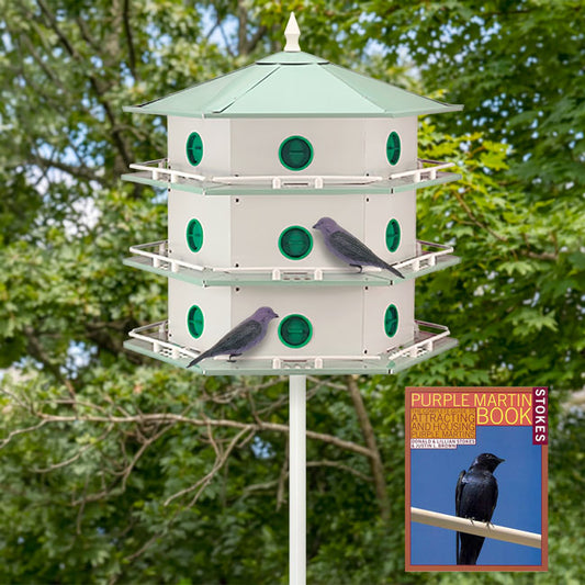Heath 18-Room Deluxe Purple Martin House Package