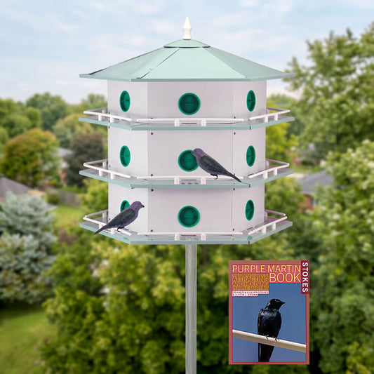 Heath 18-Room Deluxe Purple Martin House Package