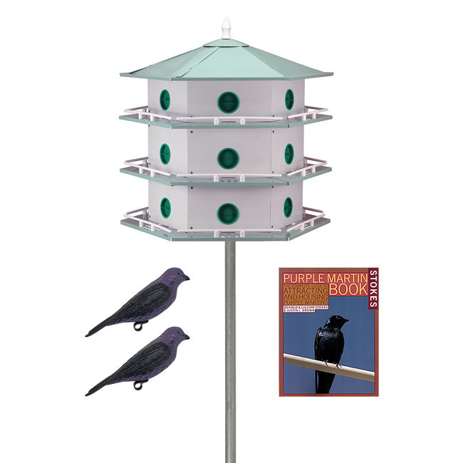 Heath 18-Room Deluxe Purple Martin House Package