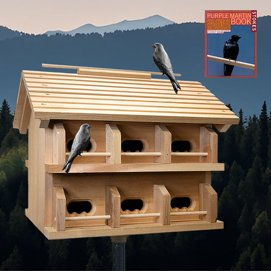 Heath Cedar Crescent Entry Purple Martin House Package