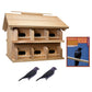 Heath Cedar Crescent Entry Purple Martin House Package