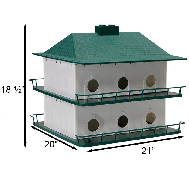 Heath 12-Room Two-Story Purple Martin House Package