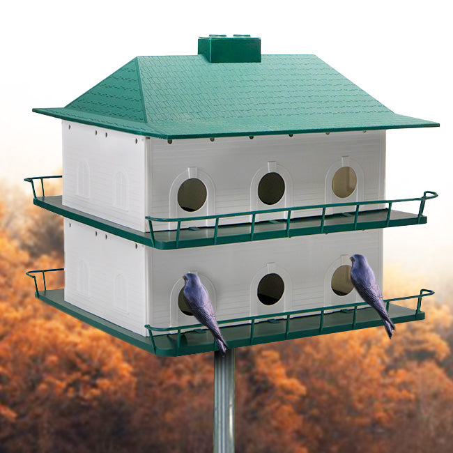 Heath 12-Room Two-Story Purple Martin House Package