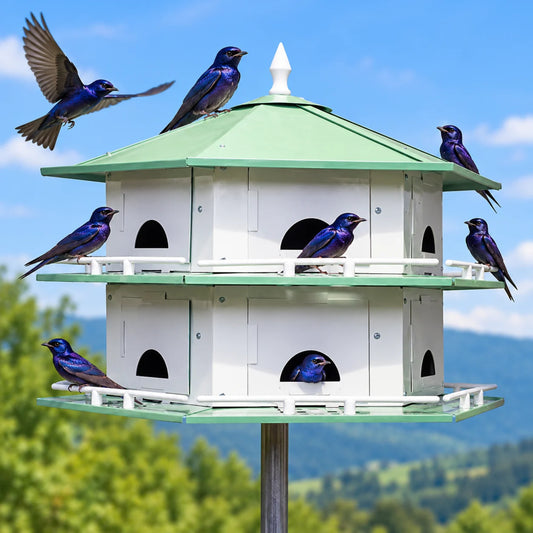 Heath Convertible Purple Martin House, 12 Room