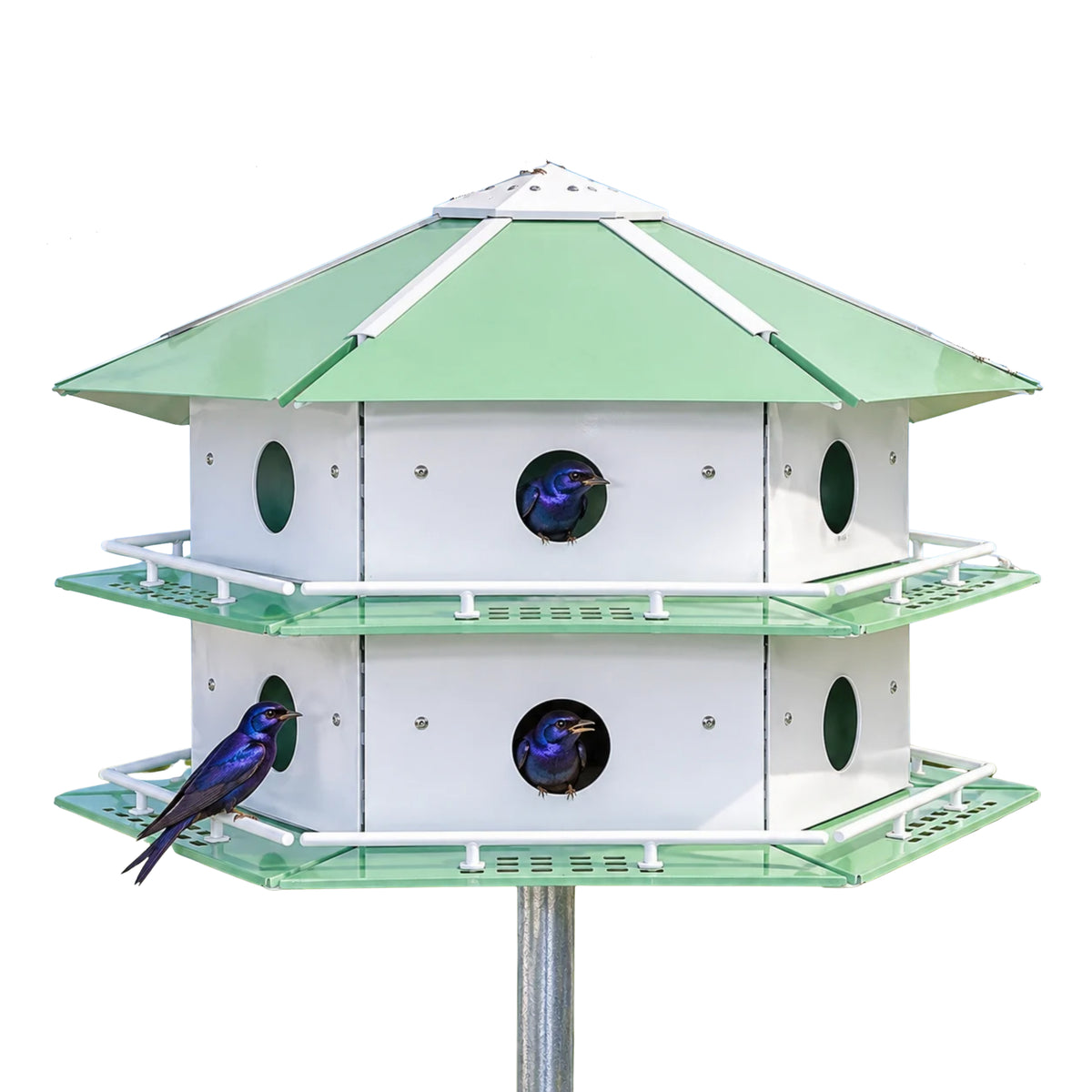 Heath Aluminum Two-Story Premium Martin House, 12 Room