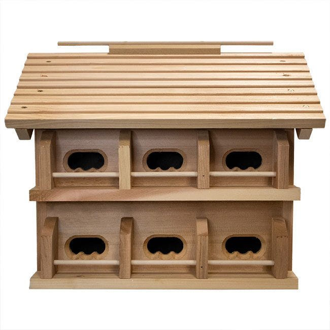 Heath Cedar Crescent Entry Purple Martin House Package