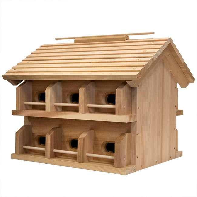 Heath Cedar Crescent Entry Purple Martin House Package