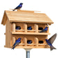 Heath Cedar Purple Martin House, Crescent Entrance Holes