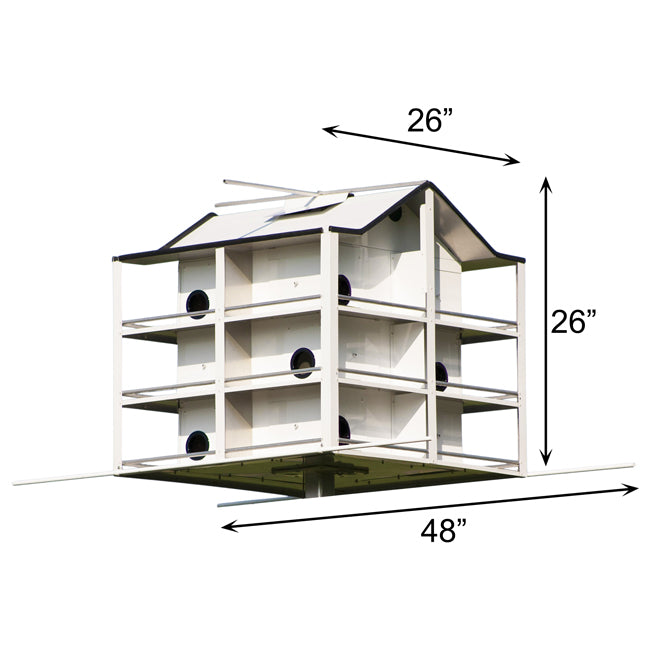 Hilltop Trendsetter Martin House w/Round Entries, 12 Room