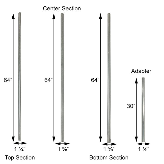 B.E.S.T. Martin House Pole, 16', by Prime Retreat