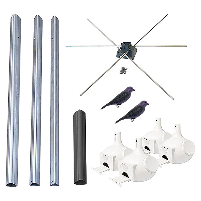 Bo Eleven Gourds with Hanging Rack and Pole Package