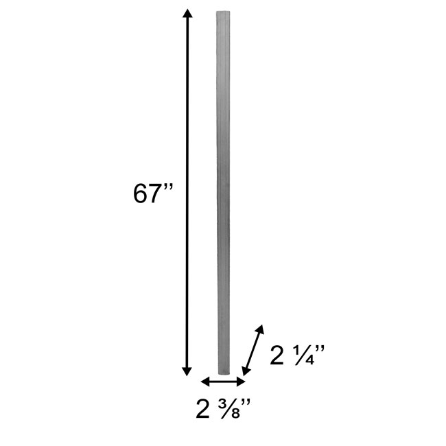 S&K D Section for 15' Triangular Poles, 67"L