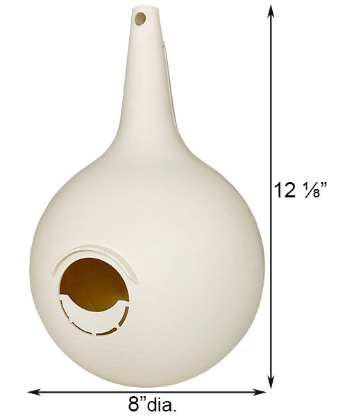 Purple Martin Gourds with Hanging Bracket and Pole Kit