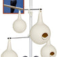 BestNest Classic Purple Martin Gourds and Pole Package