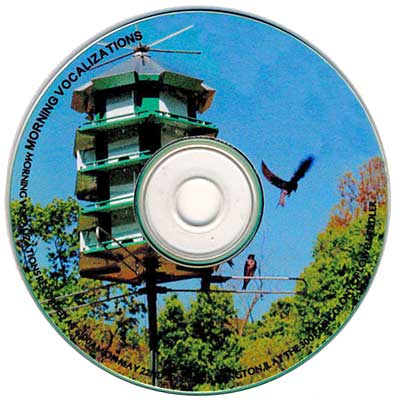 Nature House Purple Martin Morning Vocalization CD