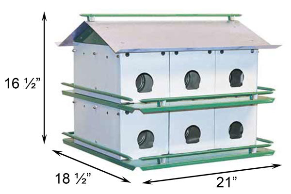 Nature House Purple Martin Pioneer House, 12 Room – Best Purple Martin Products nature-house-purple-martin-pioneer-house-12-room-best-purple-martin-products