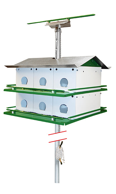 Nature House Martin Safety System with Pole, 12 Room